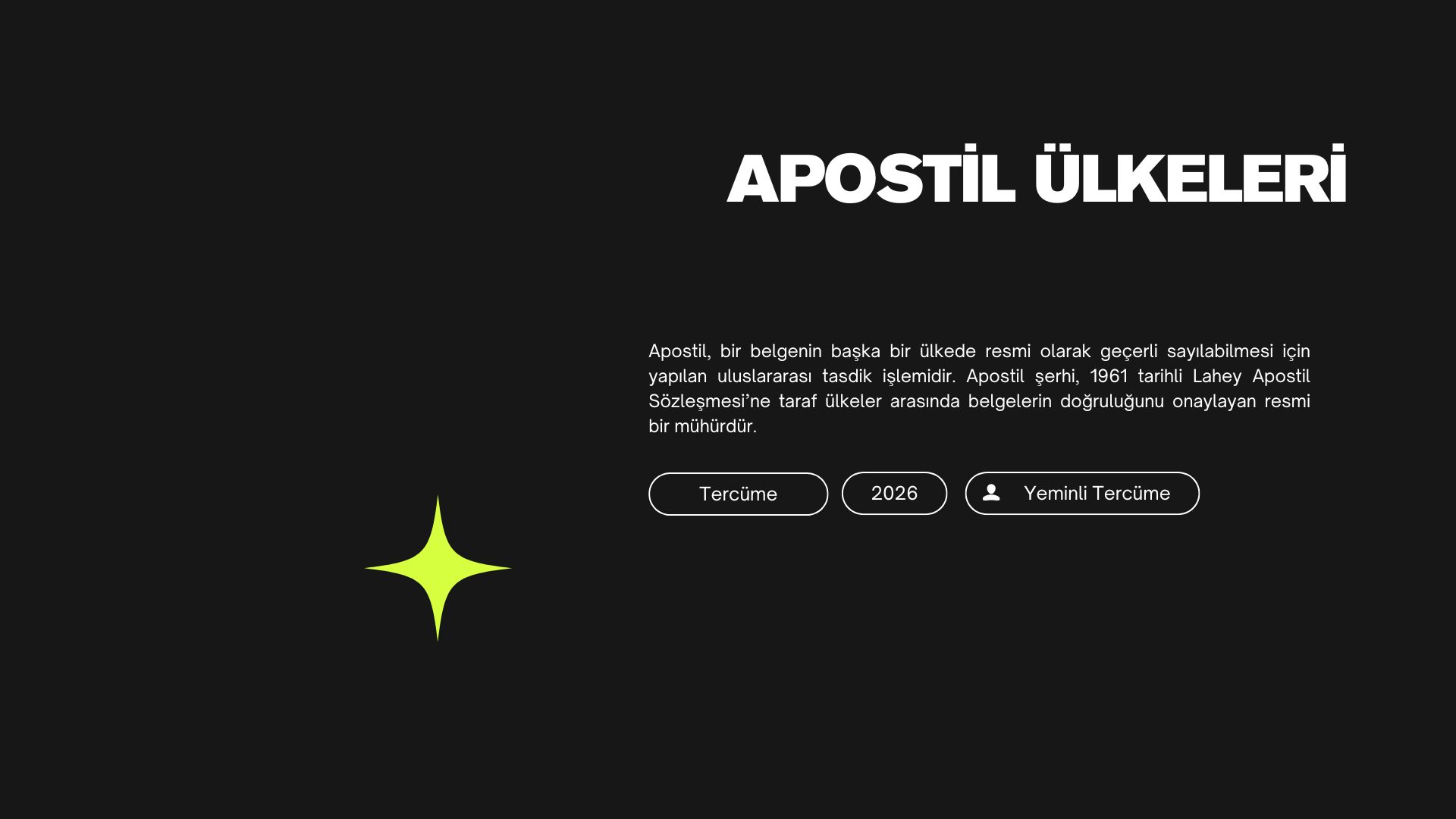 Apostil Ülkeleri